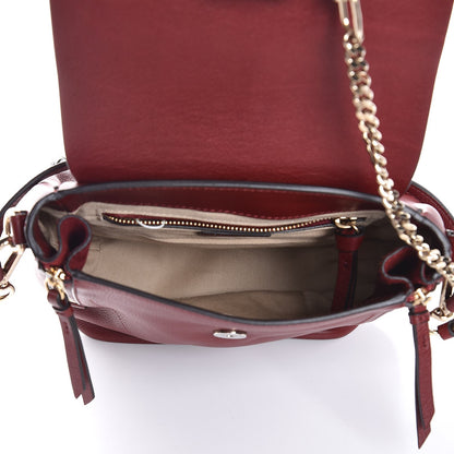 Chloe Suede Calfskin Small Faye Backpack Sienna Red 5 of 7
