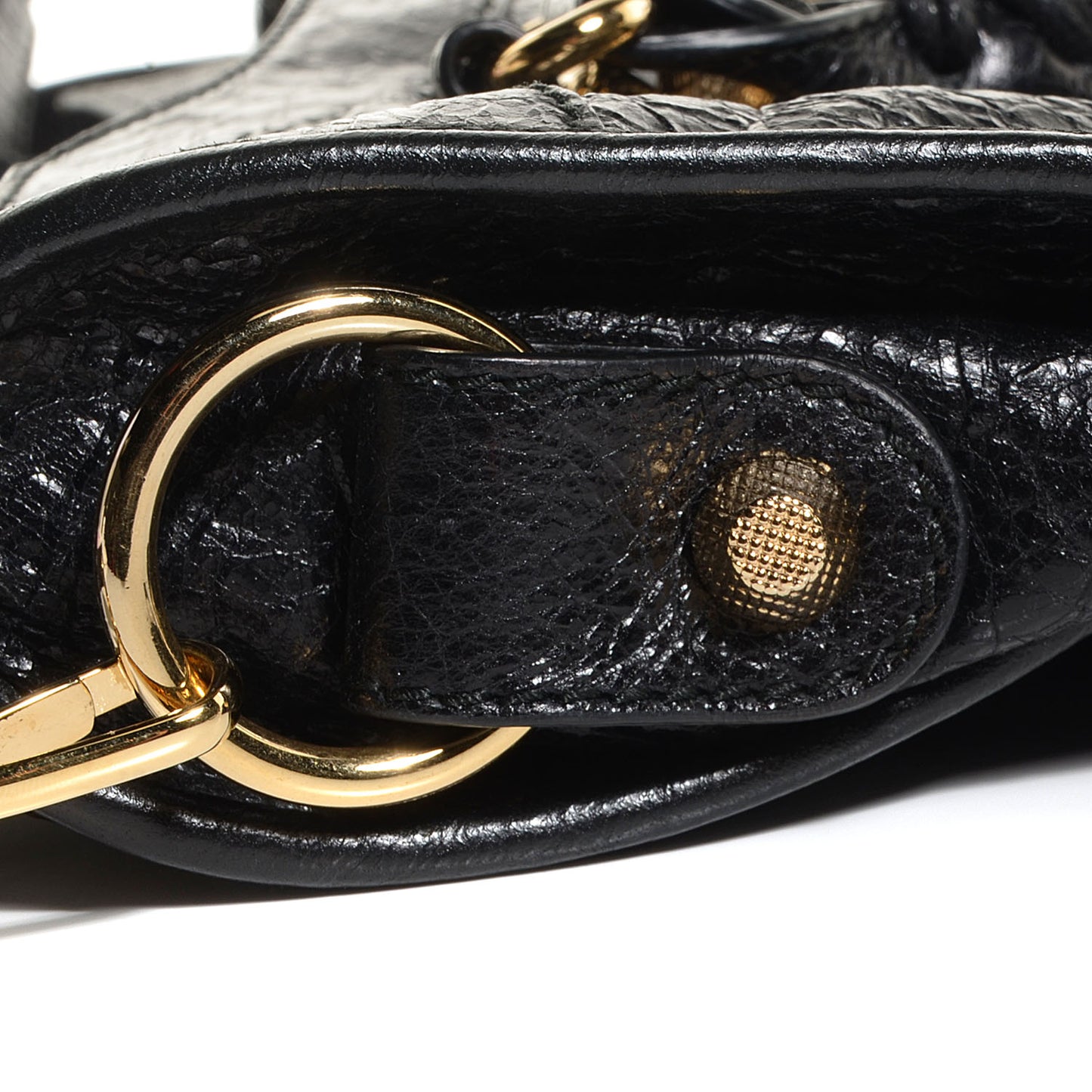 Agneau Giant 12 Gold Hardware City Black