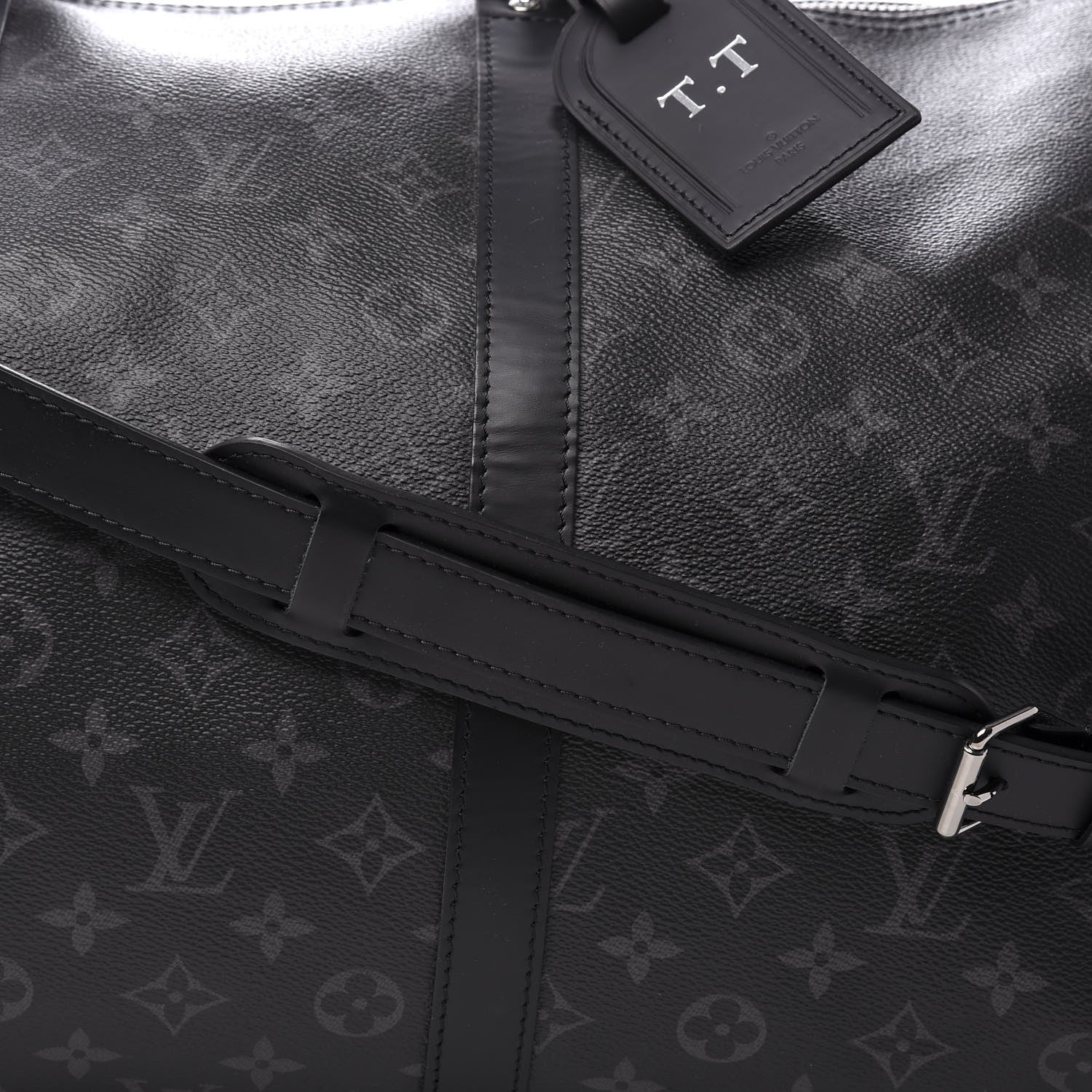 Louis Vuitton Monogram Eclipse Keepall Bandouliere 55 9 of 13