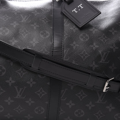 Louis Vuitton Monogram Eclipse Keepall Bandouliere 55 9 of 13