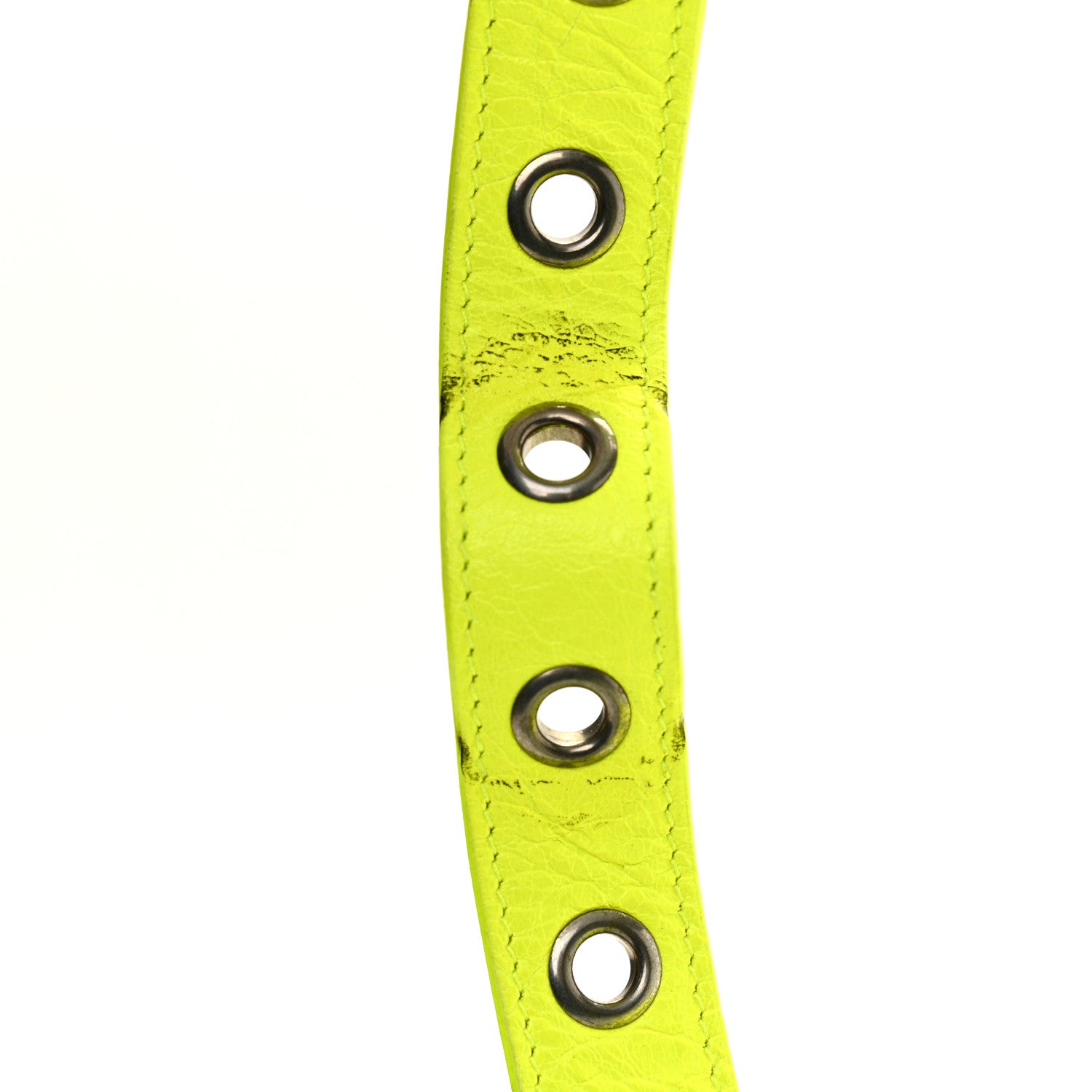 Balenciaga Agneau Arena Le Cagole Shoulder Bag XS Fluo Yellow 10 of 11