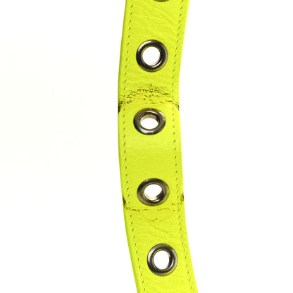 Balenciaga Agneau Arena Le Cagole Shoulder Bag XS Fluo Yellow 10 of 11