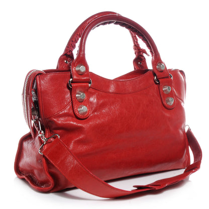 Balenciaga Chevre Giant 21 City True Red 3 of 7