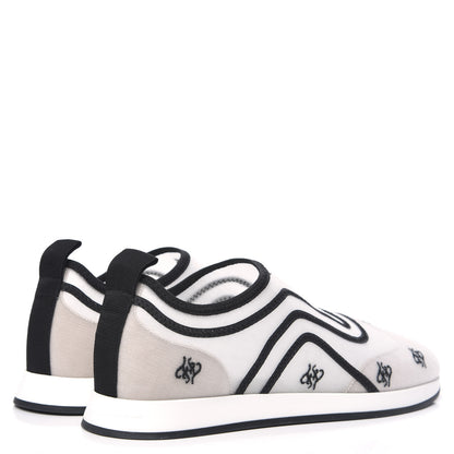 Fendi Mesh FF Karligraphy Slip On Sneakers 39 White 4 of 10
