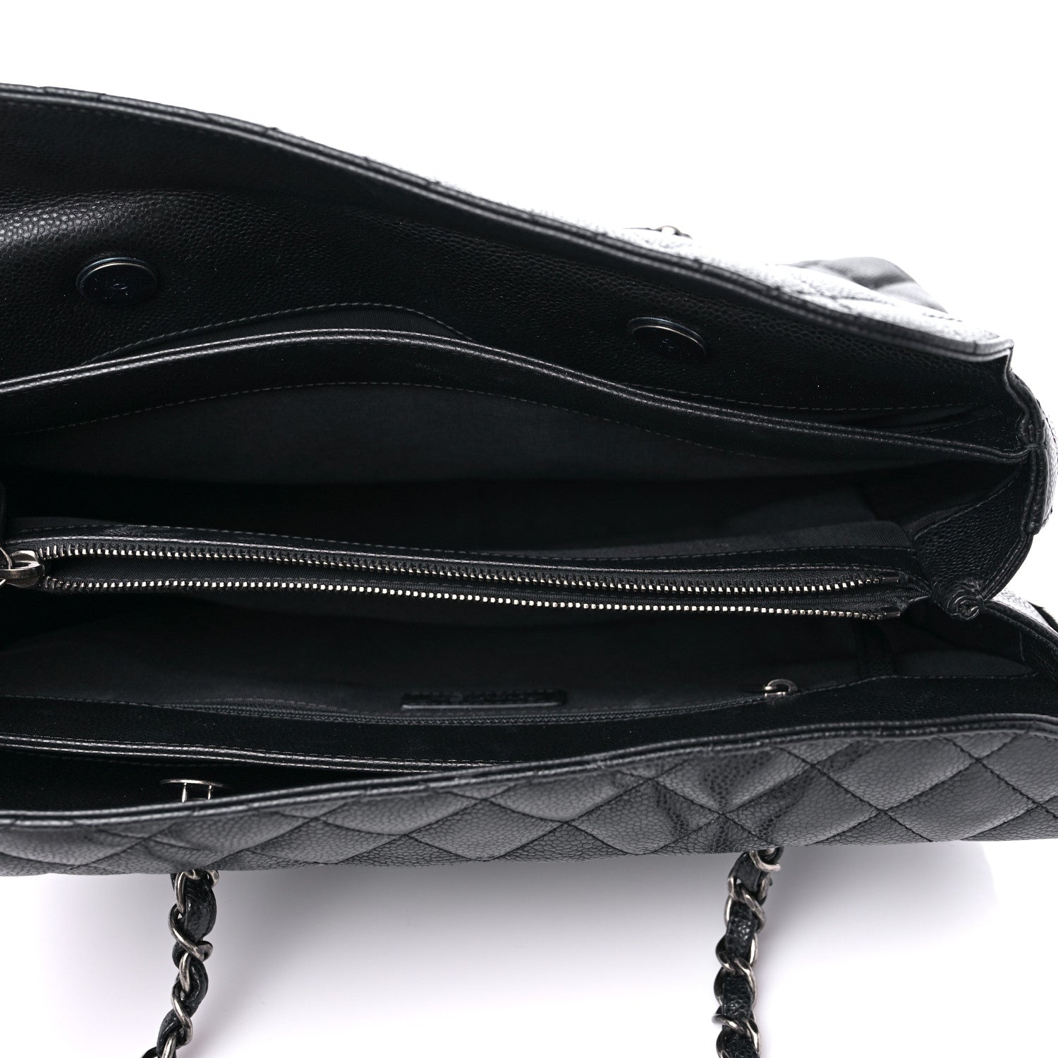 Chanel Caviar Quilted City Shopping Tote Black 5 of 14