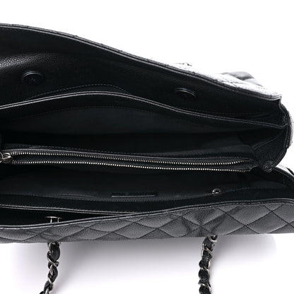 Chanel Caviar Quilted City Shopping Tote Black 5 of 14
