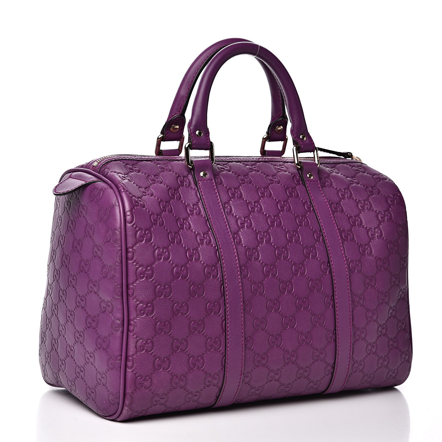 Gucci Guccissima Medium Joy Boston Purple 2 of 15
