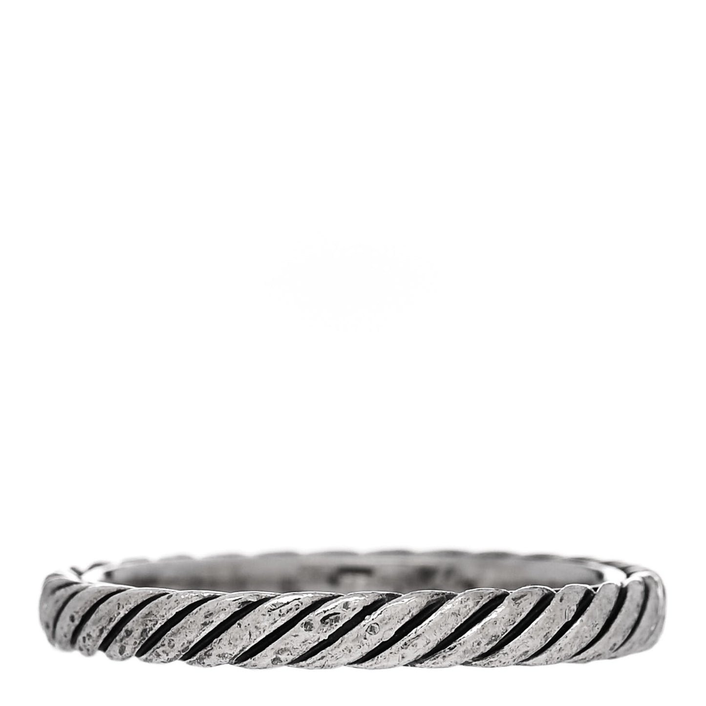 Sterling Silver Stackable Cable Ring 54 7