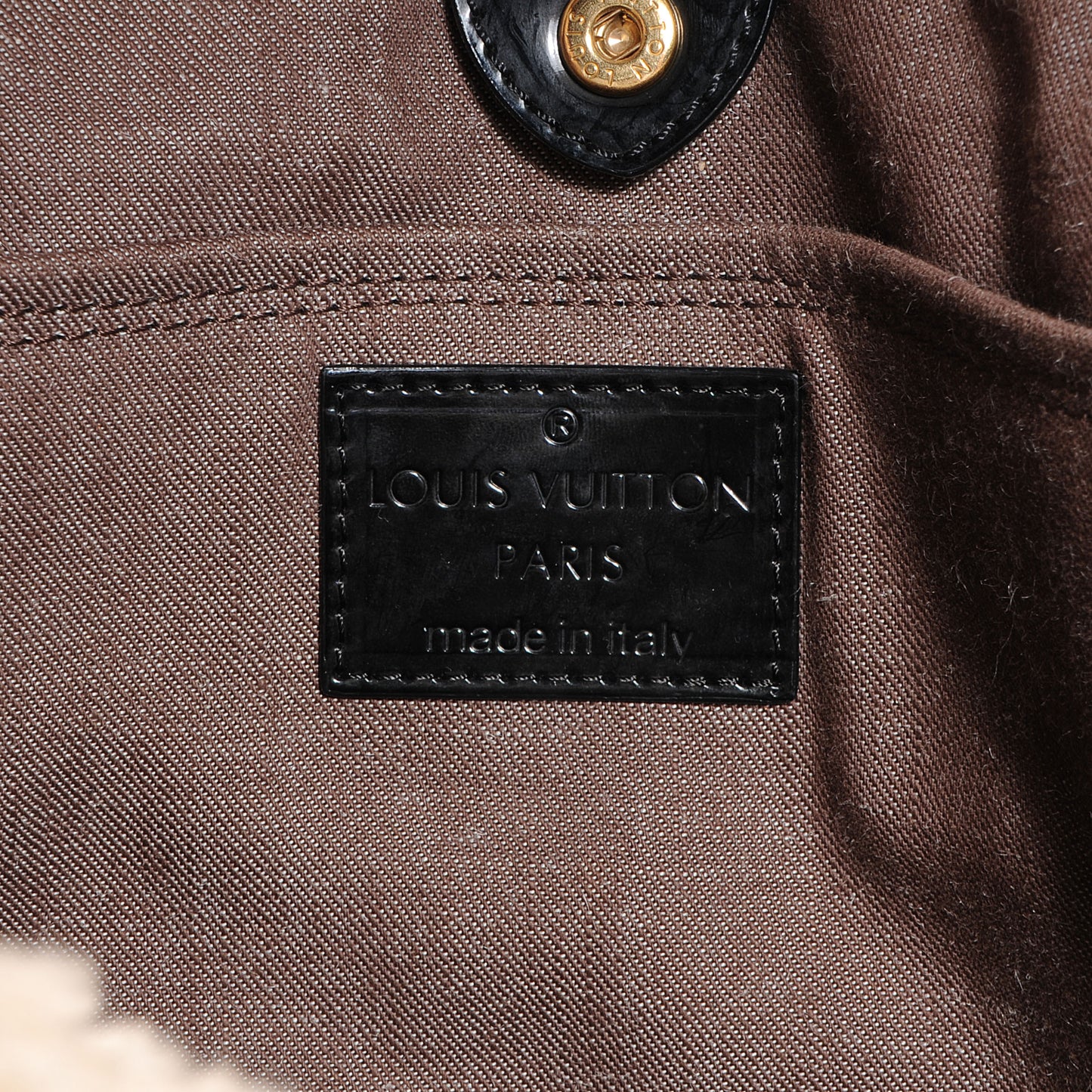 Patent Monogram Shearling Sac Thunder