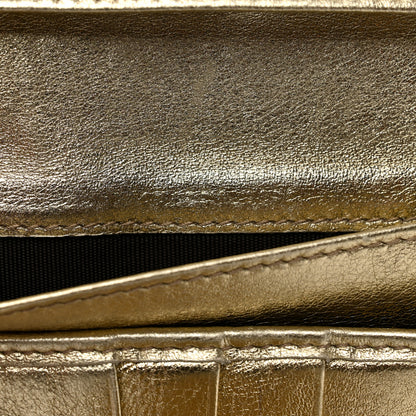 Gucci Monogram Abbey Continental Wallet Gold 8 of 11