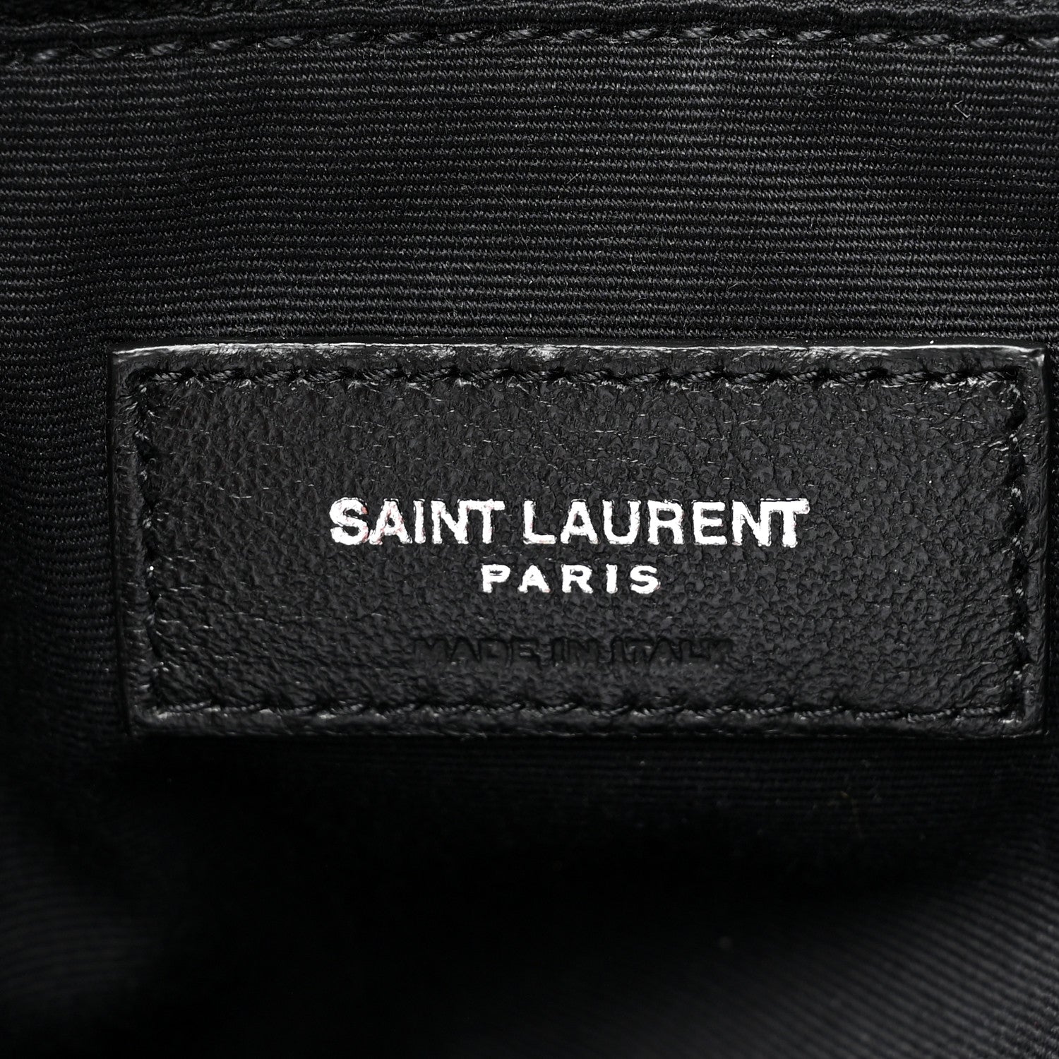 Saint Laurent Calfskin Y Quilted Monogram Large Loulou Chain Satchel Black 8 of 14