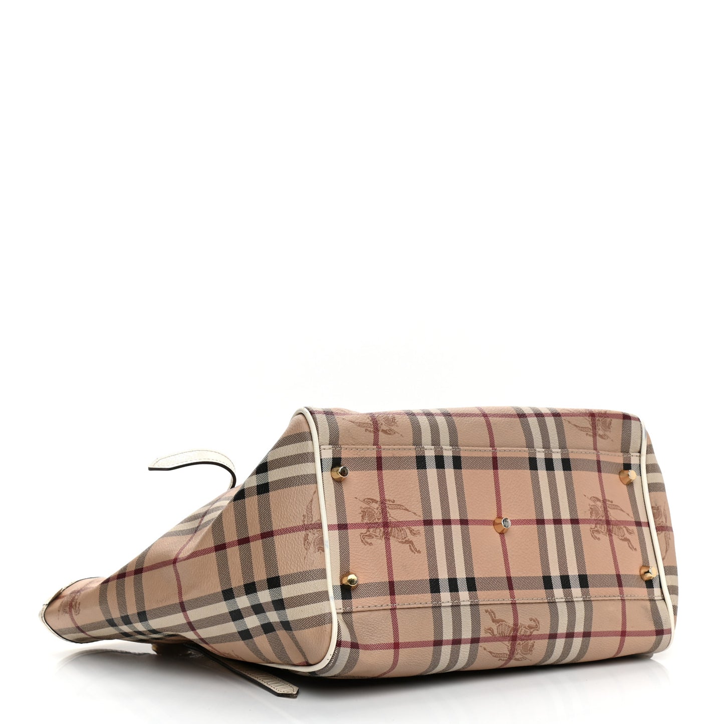 Haymarket Check Small Canterbury Tote White