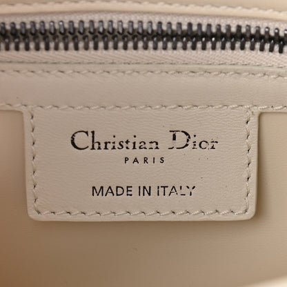 Christian Dior Lambskin Macrocannage Small Dior Caro Bag Ivory 6 of 9