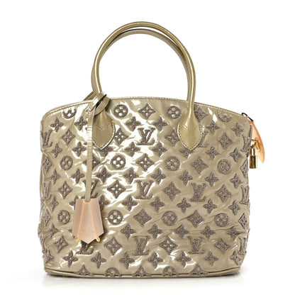 Louis Vuitton Patent Lambskin Fascination Lockit Gris 1 of 8
