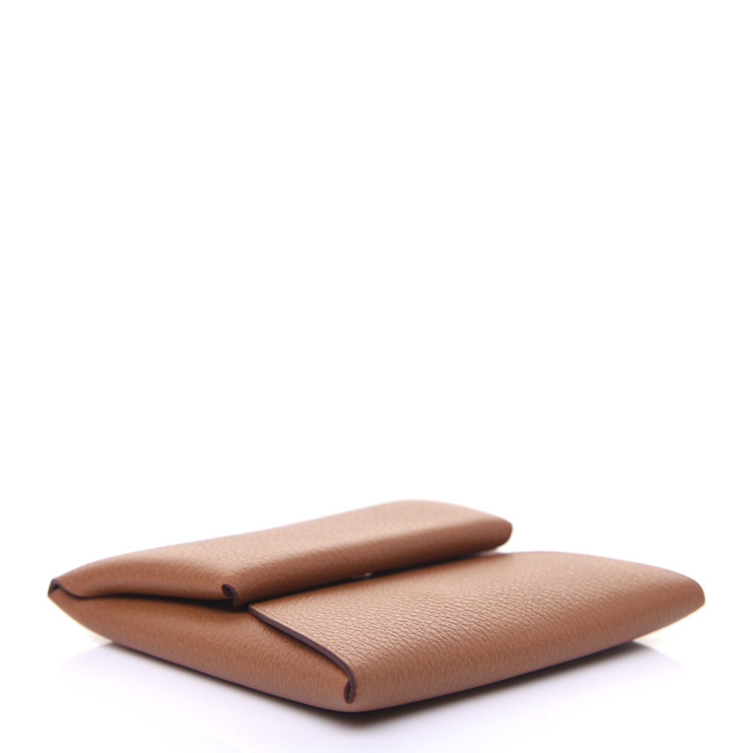 Hermes Evercolor Bastia Verso Coin Purse Gold Beige De Weimar 4 of 7