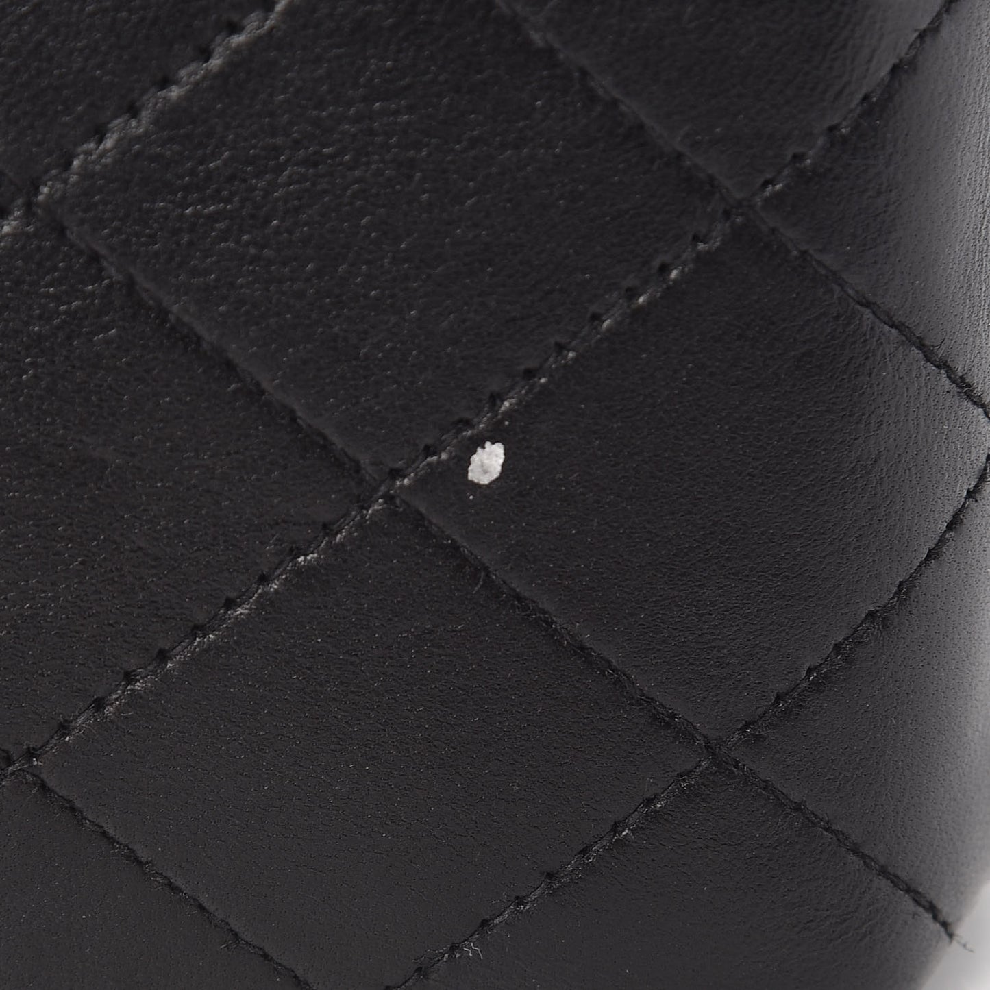 Lambskin Quilted Medium Double Flap Bag Black