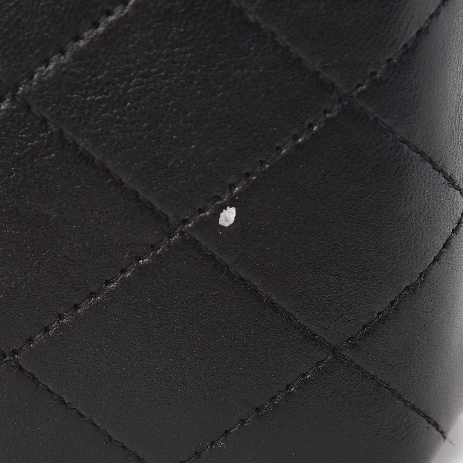Chanel Lambskin Quilted Medium Double Flap Bag Black 11 of 12