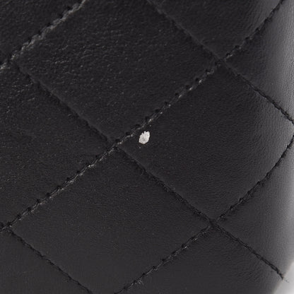 Chanel Lambskin Quilted Medium Double Flap Bag Black 11 of 12