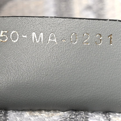 Christian Dior Oblique Embroidered Saddle Bag Gray 7 of 11