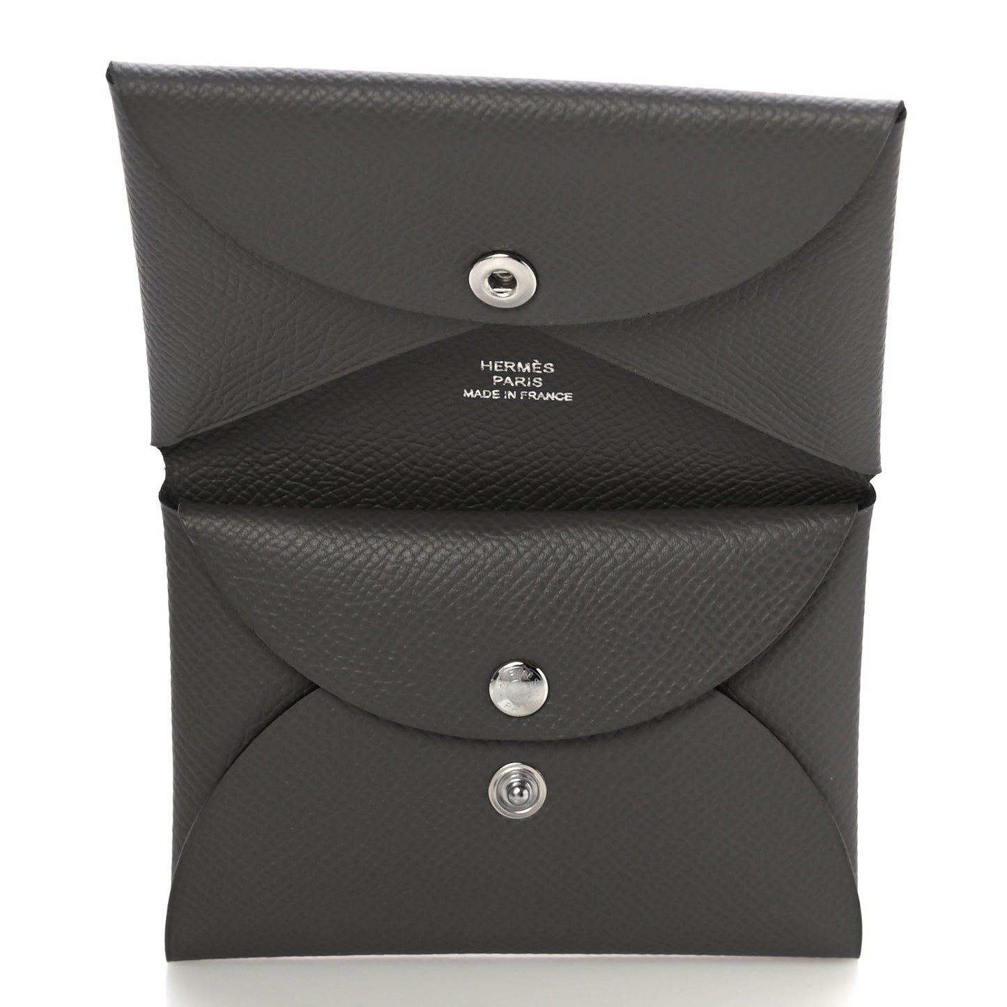 Epsom Calvi Duo Card Case Gris Meyer