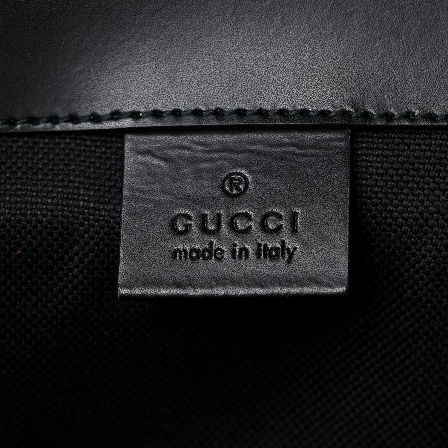 Gucci Soft GG Supreme Monogram Appia Calfskin Web Double Buckle Backpack Black 6 of 9