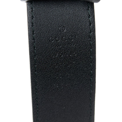 Gucci Velvet Matelasse GG Marmont Belt Bag 85 34 Black 9 of 12