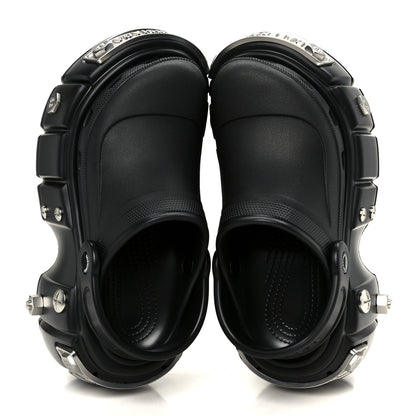Balenciaga X CROCS Rubber Hardcroc Platform Sandals 36 Black 2 of 10