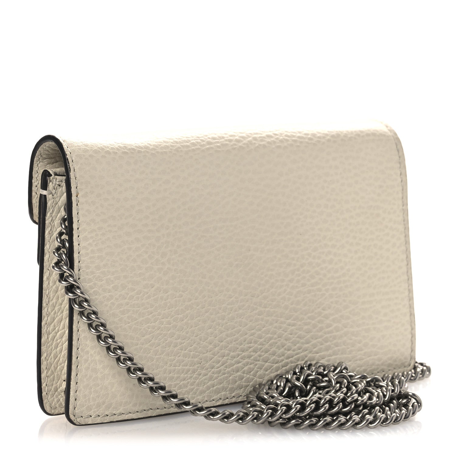Gucci Dollar Calfskin Crystal Super Mini Dionysus Shoulder Bag Mystic White Black Diamond 3 of 9