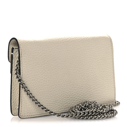 Gucci Dollar Calfskin Crystal Super Mini Dionysus Shoulder Bag Mystic White Black Diamond 3 of 9