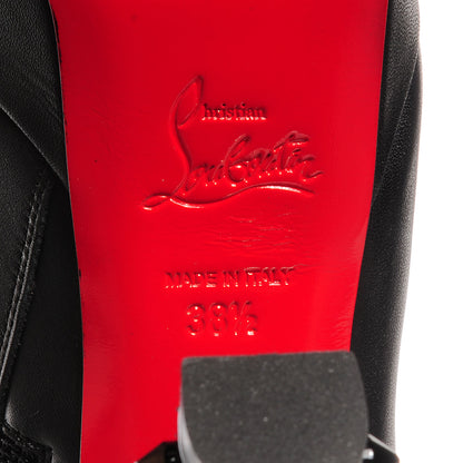 Christian Louboutin Calfskin Taclou Botta 140 Knee Boots 38.5 Black 6 of 7