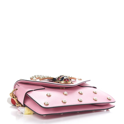 Gucci Nappa Pearl Studded Mini Queen Margaret Broadway Shoulder Bag Sugar Pink 4 of 12