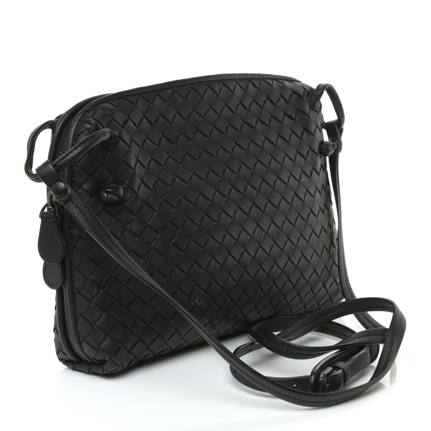 Bottega Veneta Nappa Intrecciato Nodini Bag Ebano 3 of 16