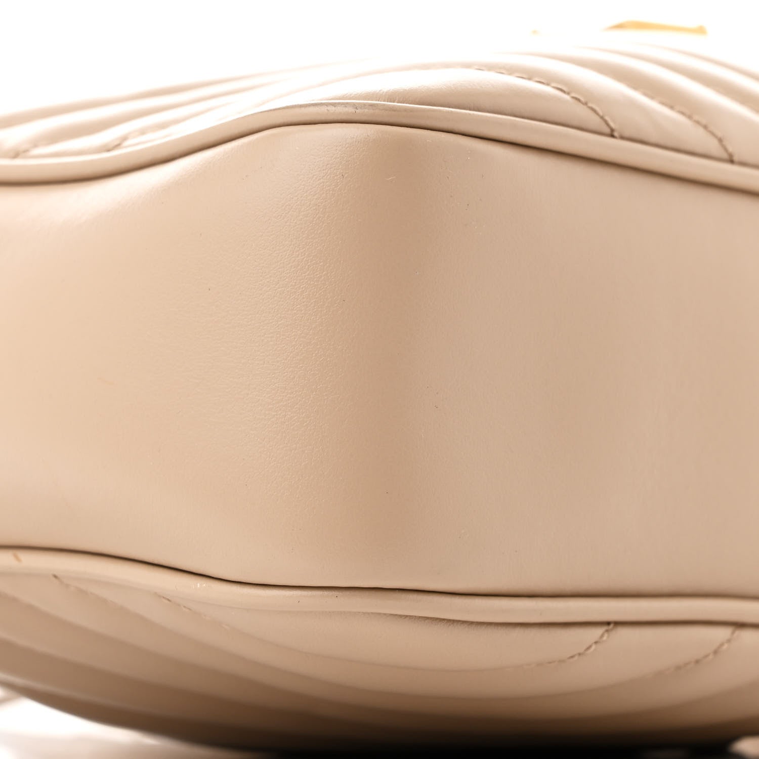 Saint Laurent Calfskin Matelasse Monogram Lou Camera Bag Dark Latte 9 of 11