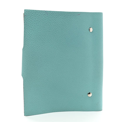 Hermes Togo Ulysse MM Agenda Cover Bleu Atoll 3 of 16