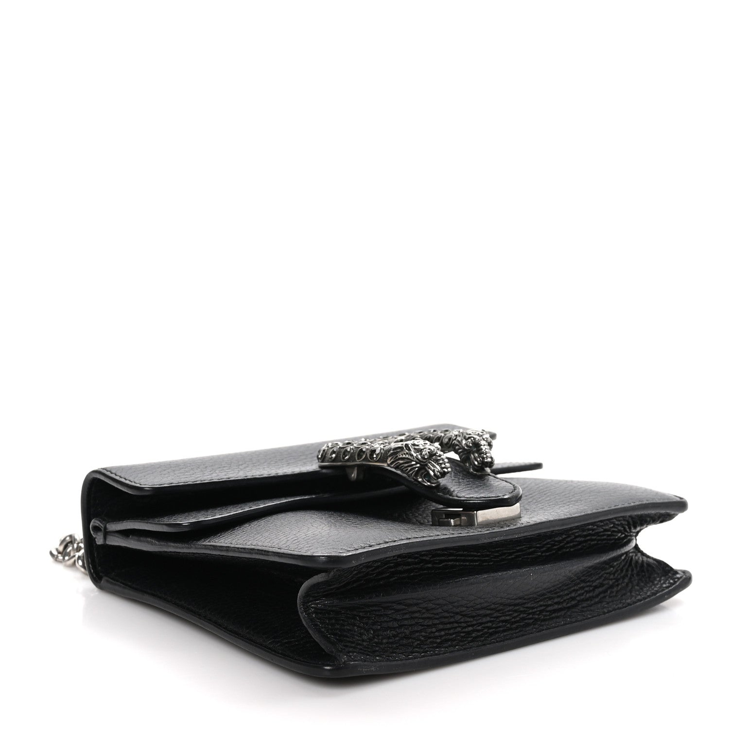 Gucci Calfskin Mini Dionysus Shoulder Bag Black 4 of 10