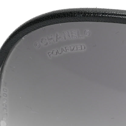 Chanel Metal Polarized Pilot Winter Sunglasses 4219-Q Black 5 of 7