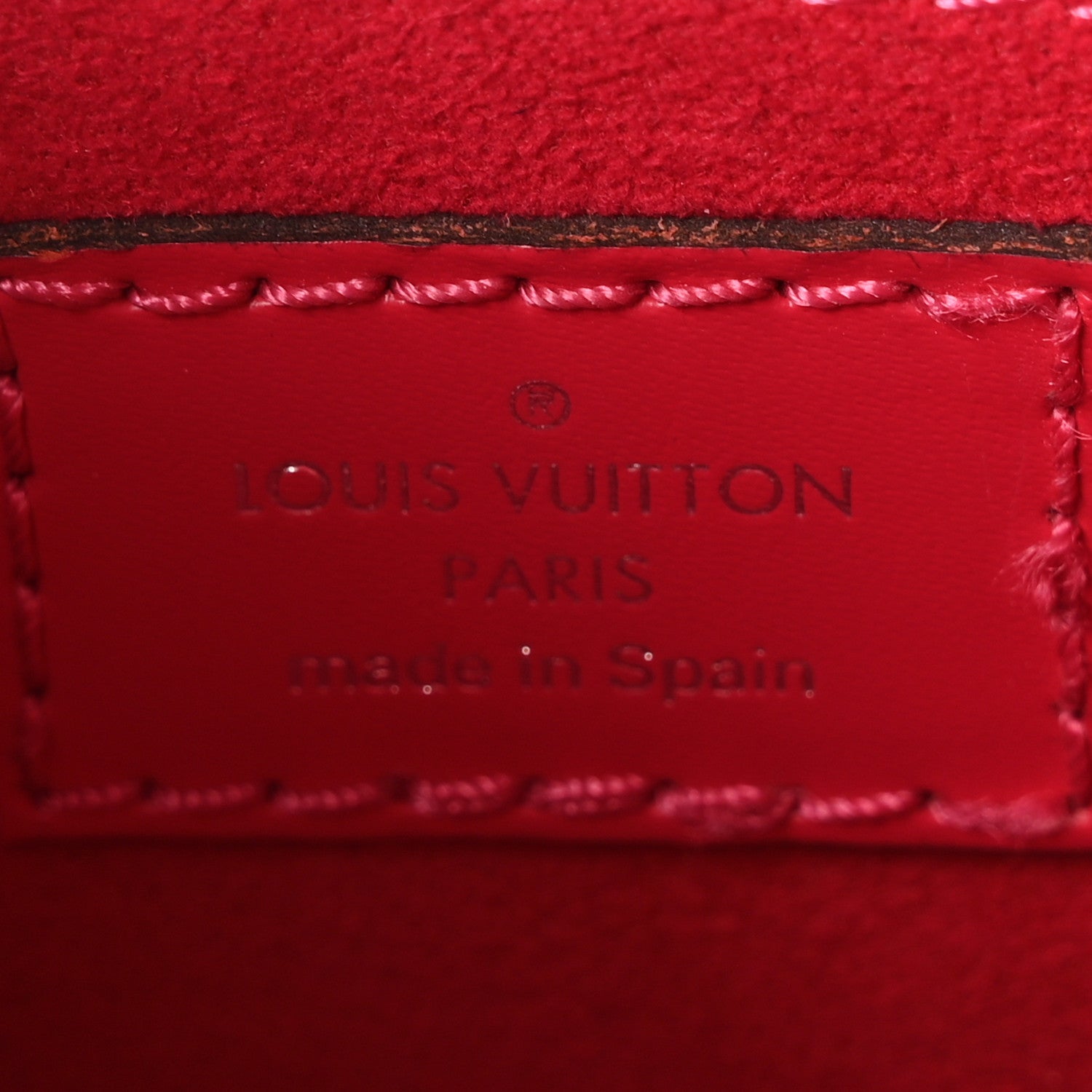Louis Vuitton Epi Petit Sac Plat Rose Pondicherry 6 of 9