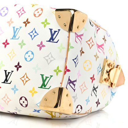 Louis Vuitton Monogram Multicolor Speedy 30 White 9 of 16