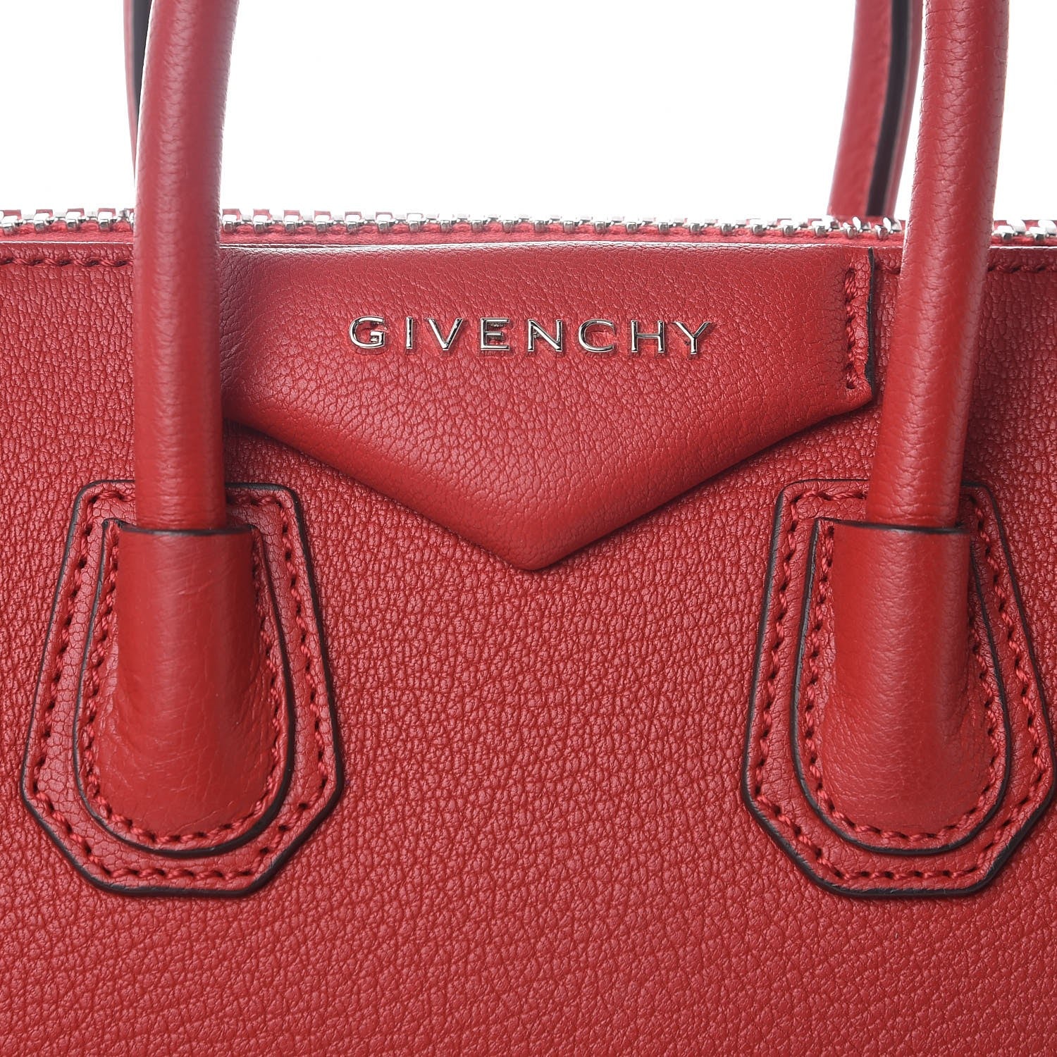 Givenchy Sugar Goatskin Mini Antigona Bright Red 8 of 10