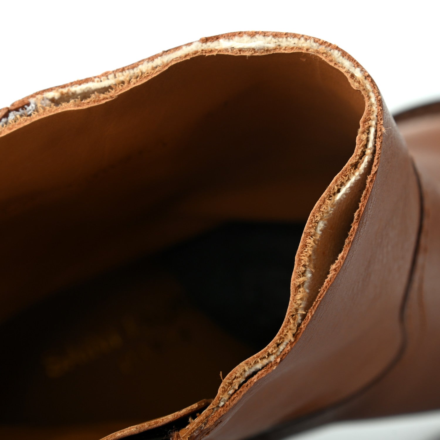 Saint Laurent Calfskin Theo 95 Zip Boot 37 Cuoio 9 of 9