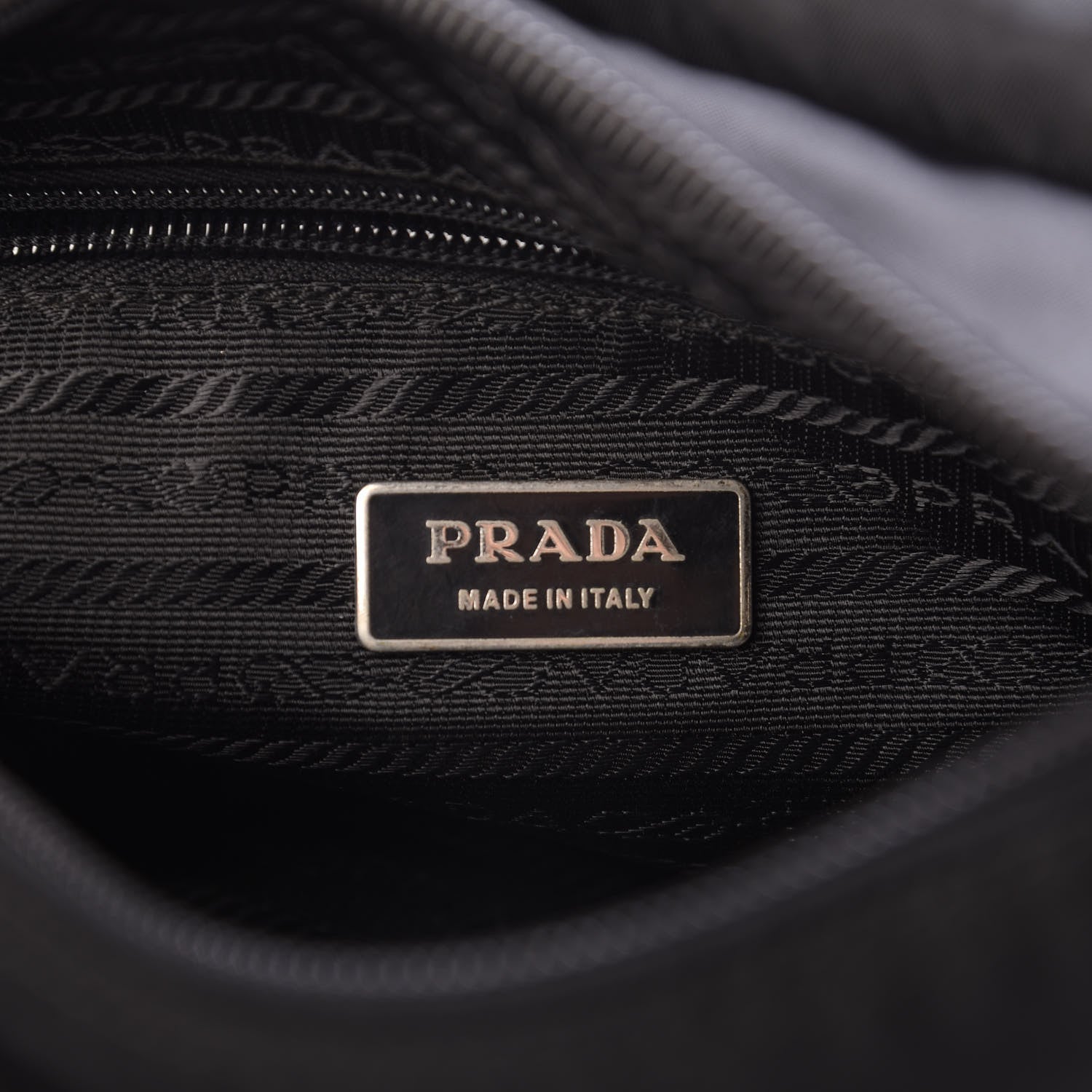 Prada Nylon Vela Messenger Black 5 of 9