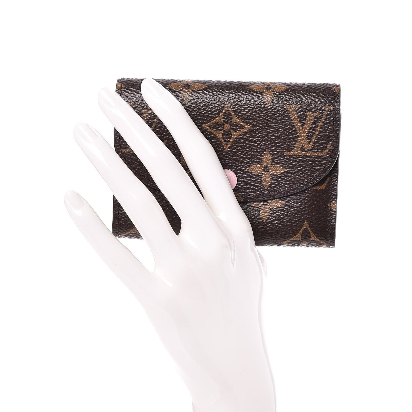 Monogram Rosalie Coin Purse Rose Ballerine