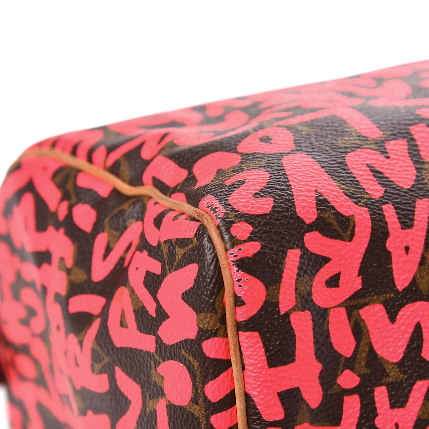 Monogram Graffiti Speedy 30 Fuchsia