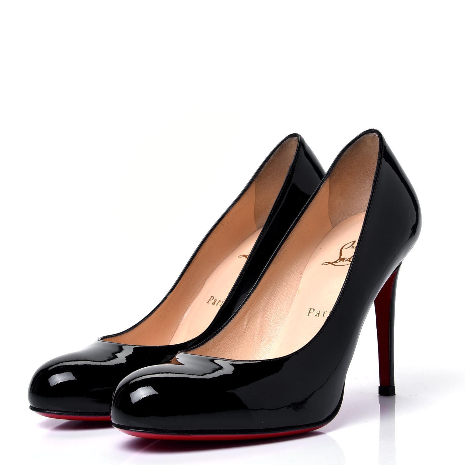 Christian Louboutin Patent Simple 100 Pumps 39 Black 4 of 8