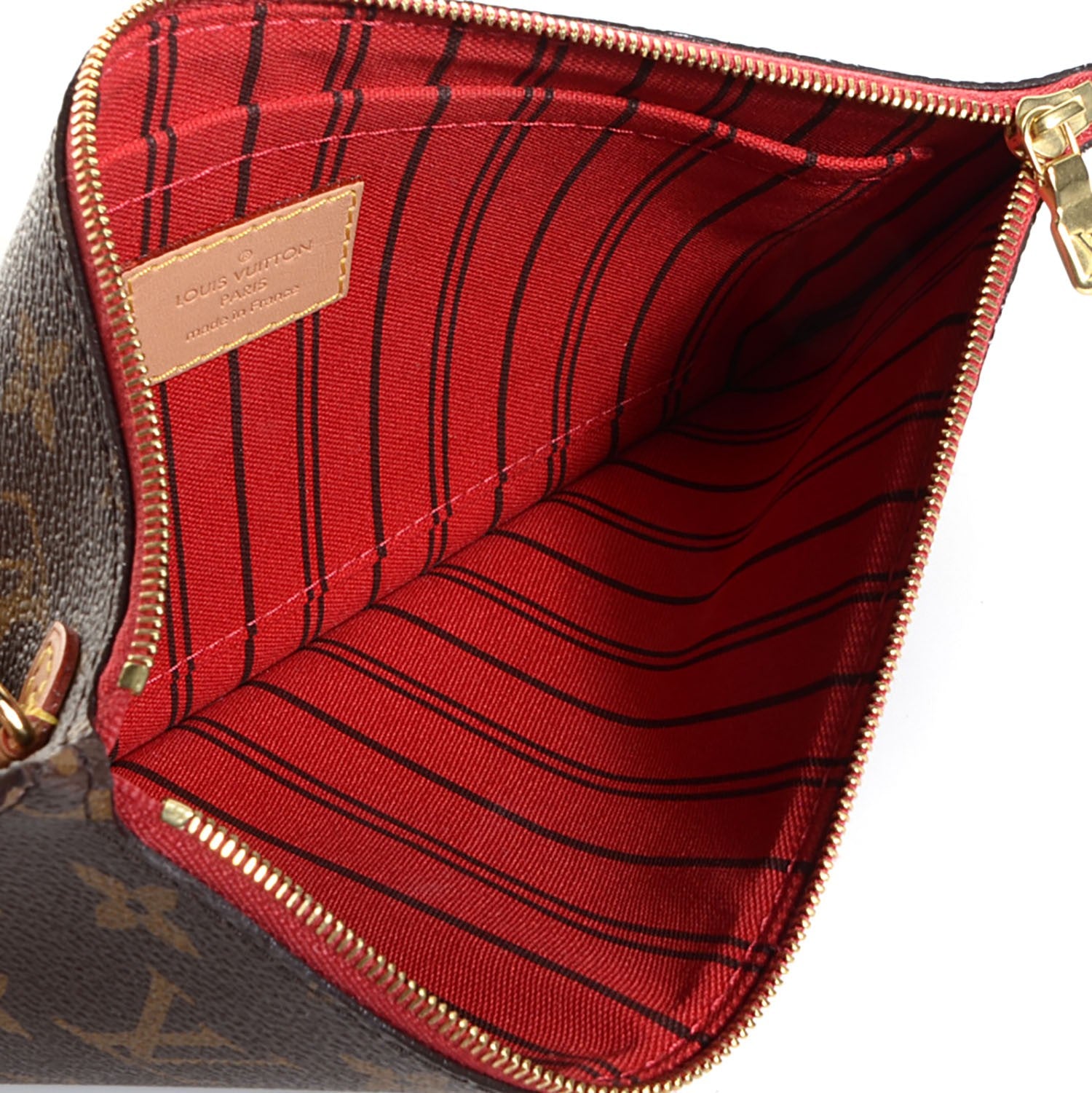 Louis Vuitton Monogram Neverfull MM GM Pochette Cherry 5 of 7
