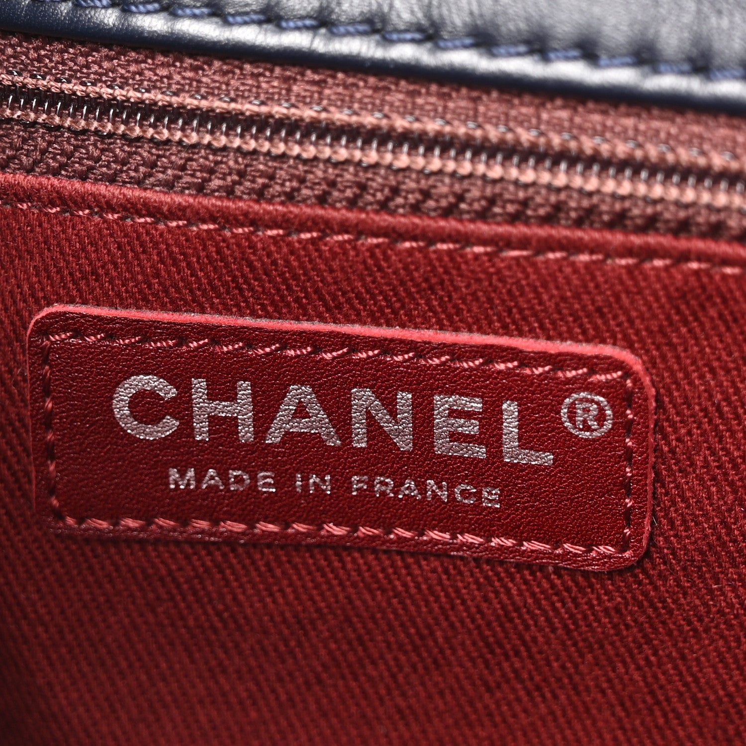 Chanel Patent Quilted Large Coco Shine Shopping Tote Navy 6 of 10