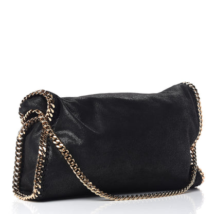 Stella McCartney Shaggy Deer Falabella Fold Over Tote Black 3 of 9