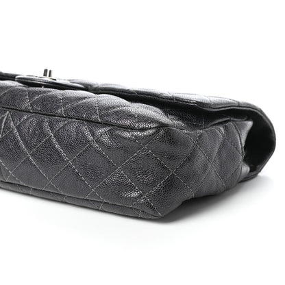 Chanel Iridescent Caviar Quilted Large Chic Flap Grey 9 of 9