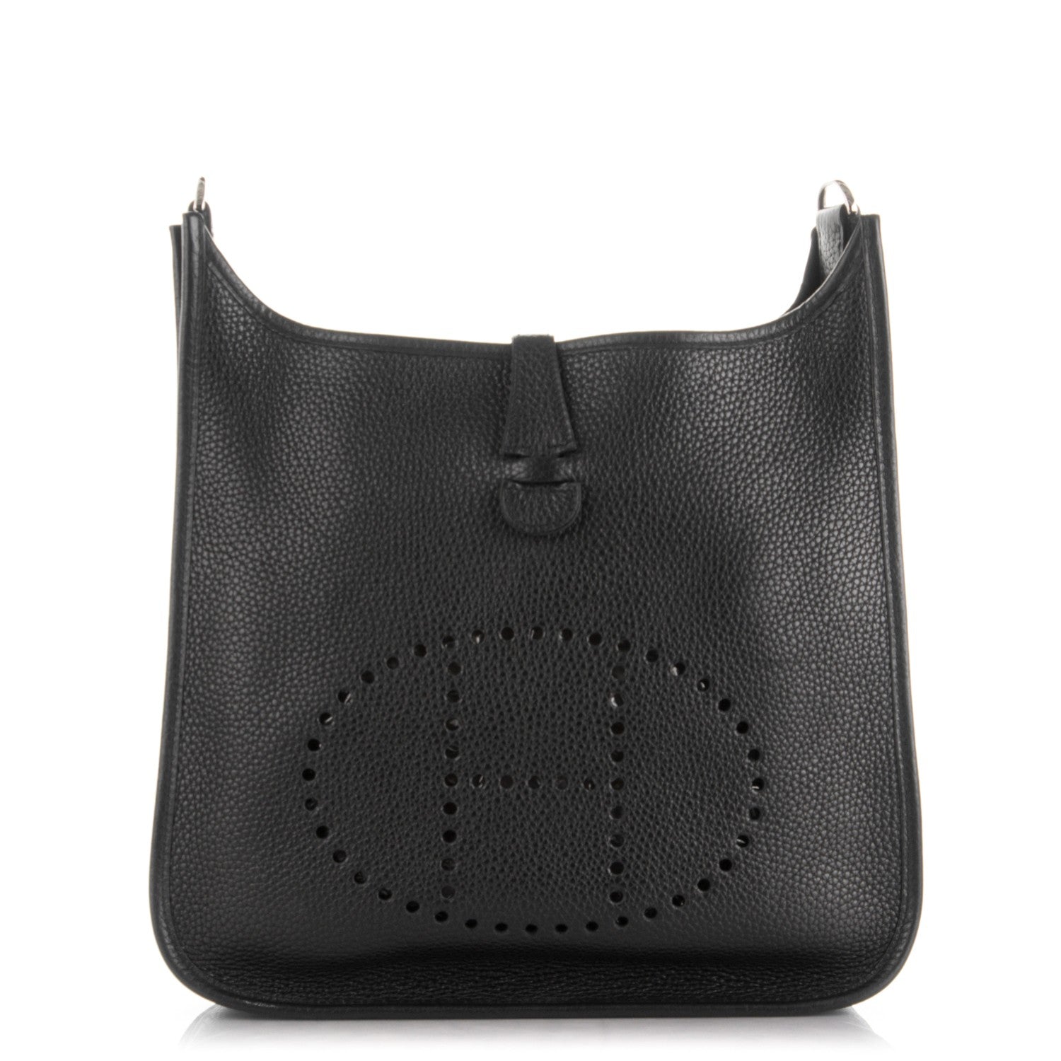 Hermes Taurillon Clemence Evelyne PM Black 1 of 7
