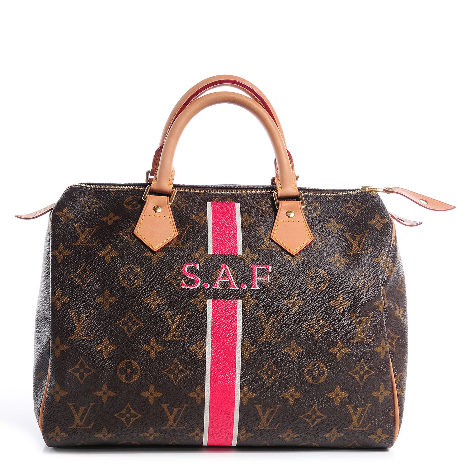 Louis Vuitton Monogram My LV Heritage Speedy 30 Fuchsia and Gris 1 of 7